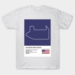 Las Vegas Strip Circuit [info] T-Shirt